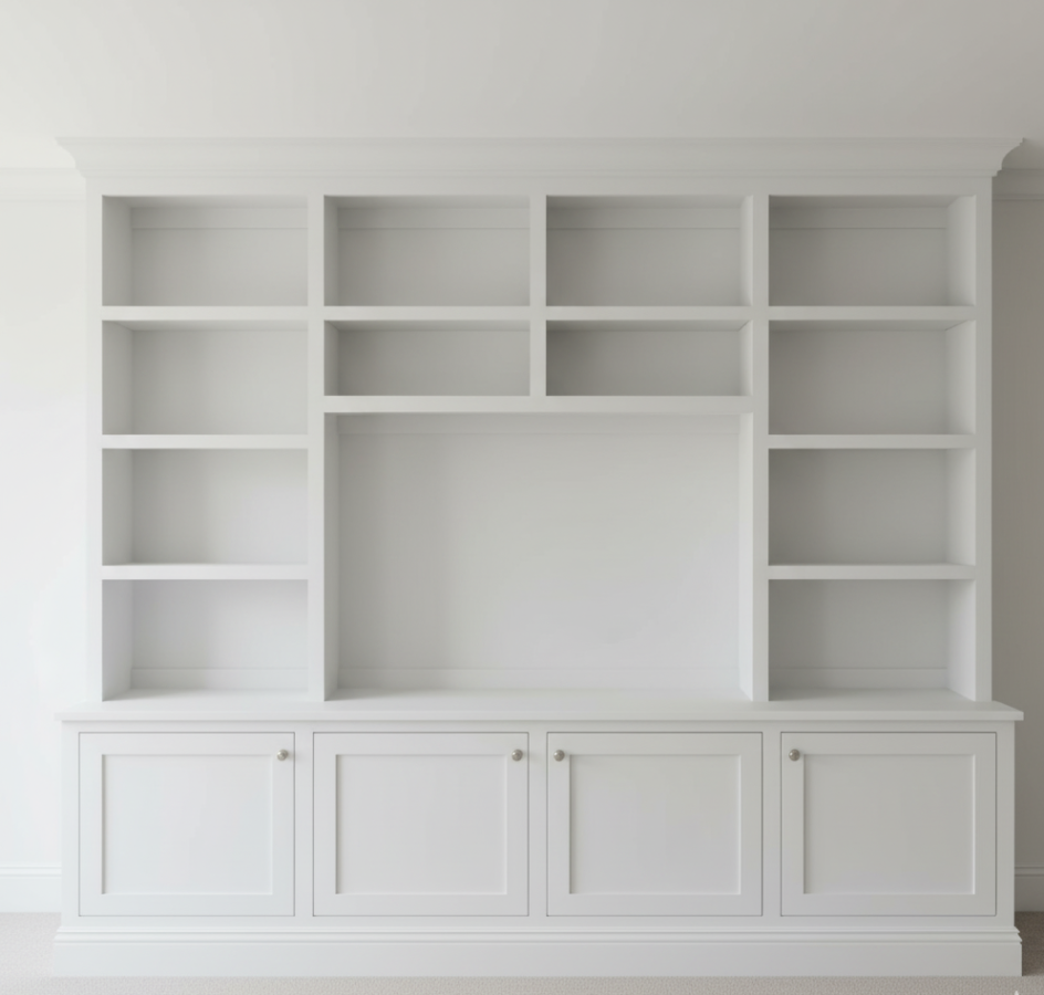 Bespoke Fitted Furniture White Spray Finish