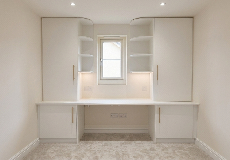 Built-in Bespoke Office/ Bedroom Wall Storage